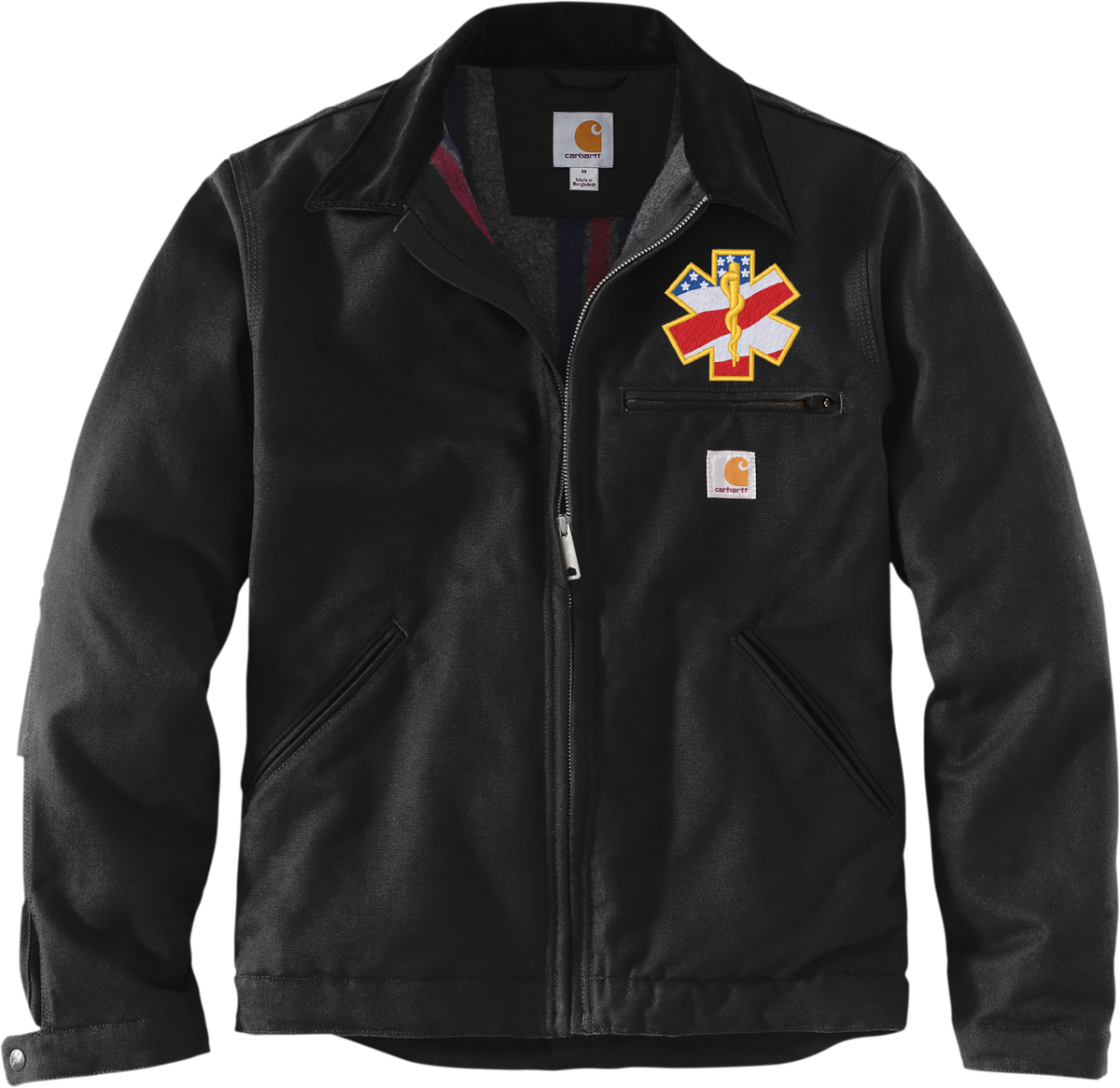 Carhartt デトロイトジャケットPerfect Attendance Carhartt Duck Detroit Jacket with Custom Embroidery - Blanket