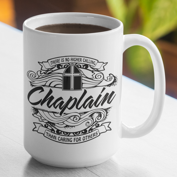 Chaplain Higher Calling Large 15 Ounce Coffee Mug - Cold Dinner Club