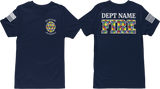 Customized Fire Department Autism Awareness Unisex T Shirts - Cold Dinner Club