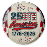 USA 250th Anniversary of America Pinback Buttons - Cold Dinner Club