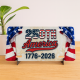 America 250th Anniversary License Plates - Cold Dinner Club