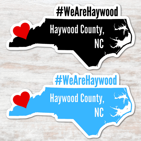 Haywood County Employees Stickers.