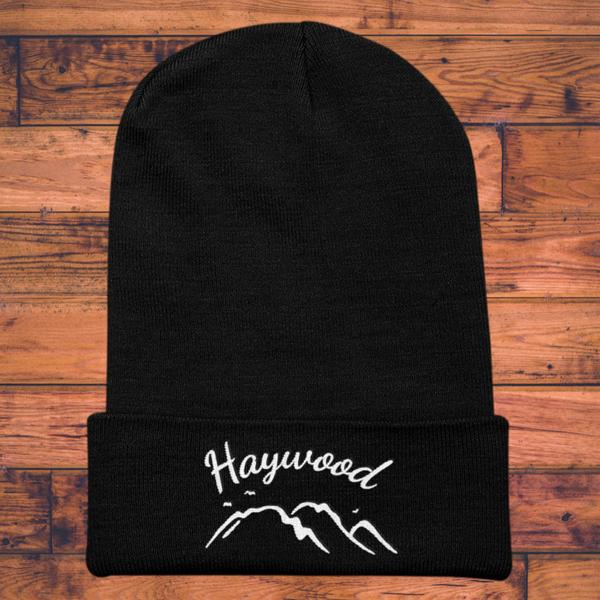 Haywood County Employees Embroidered Black Toboggan ~ Beanie Hat