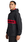 Fire Dept Windbreaker Jacket Zipped Pocket Anorak