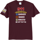 911 Dispatcher Telecommunicator Humor Funny T Shirt
