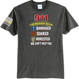 911 Dispatcher Telecommunicator Humor Funny T Shirt