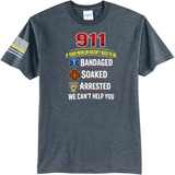 911 Dispatcher Telecommunicator Humor Funny T Shirt