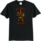 Bigfoot Sasquatch Firefighter T Shirt