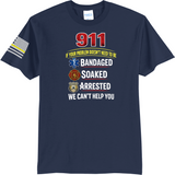 911 Dispatcher Telecommunicator Humor Funny T Shirt
