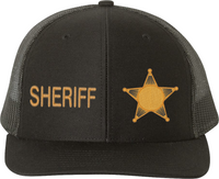 Custom Embroidered Sheriff Badge Richardson 112 Trucker Hat