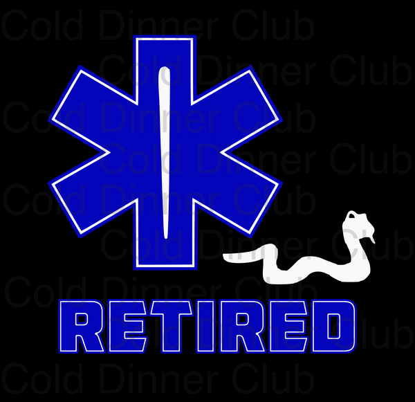 Retired EMS, Paramedic, EMT, Nurse, Doctor, Emergency Medicine T Shirt