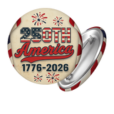 USA 250th Anniversary of America Pinback Buttons - Cold Dinner Club