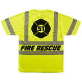 High Visibility Customized First Responder Shirts Hi Vis ANSI 107-2015 Type R Class 3 - Pooky Noodles
