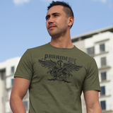 Paramedic EMTP Unisex T Shirt with Winged Caduceus Graphics - Cold Dinner Club