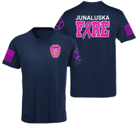 Fire Department Breast Cancer Awareness Unisex Uniform T Shirts - Cold Dinner Club