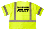 High Visibility Customized First Responder Zippered Vests Hi Vis ANSI 107-2015 Type R Class 3 - Pooky Noodles