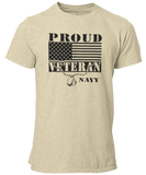 United States Military Veterans Unisex T Shirts for USAF, USCG, USMC, USSF, USN, & US Army - Cold Dinner Club