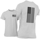 Thin White Line Flag Unisex T Shirt - Pooky Noodles