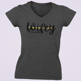 911 Dispatcher Wife V Neck T Shirt - Pooky Noodles