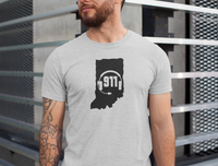 50 States Collection Indiana 911 Dispatcher Unisex T Shirt - Pooky Noodles