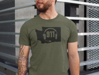 50 States Collection Washington 911 Dispatcher Unisex T Shirt - Pooky Noodles