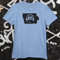 50 States Collection Iowa 911 Dispatcher Unisex T Shirt - Pooky Noodles