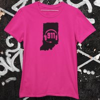 50 States Collection Indiana 911 Dispatcher Unisex T Shirt - Pooky Noodles