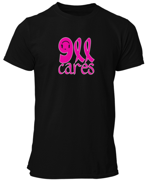 911 Cares Breast Cancer Awareness Unisex Crew Neck & Womens V Neck T Shirts - Cold Dinner Club