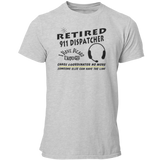 Retired 911 Dispatch Unisex T Shirt - Fun Dispatcher Retirement Gift - Cold Dinner Club