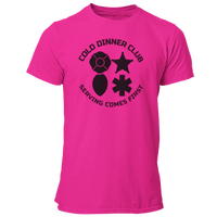 Cold Dinner Club First Responders Unisex T Shirt for Firefighters, Law Enforcement, EMS, and Dispatchers - Pooky Noodles