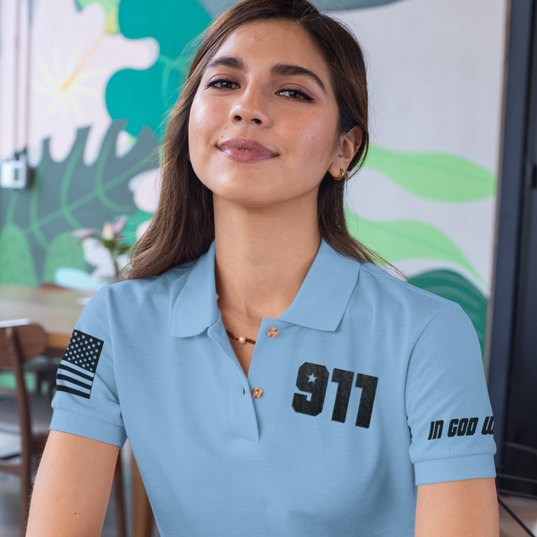 Teal polo uniform shop shirts