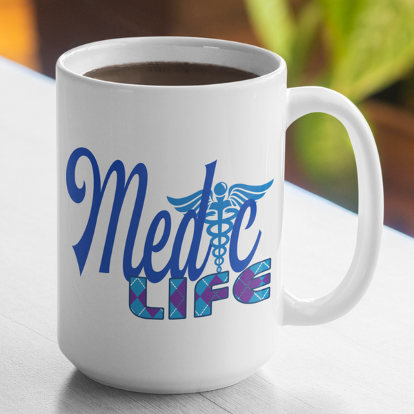 Medic Life Large 15 Ounce Coffee Mug - Cold Dinner Club